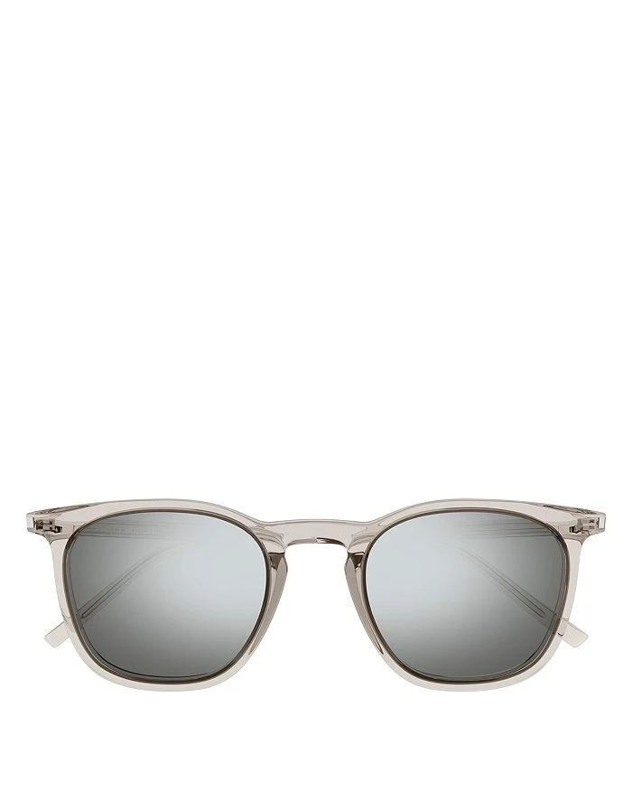 商品Yves Saint Laurent|Thin Round Mirrored Sunglasses, 49mm,价格¥2844,第2张图片详细描述