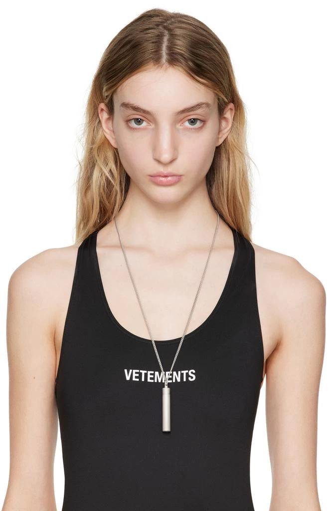 商品Vetements|Silver Powder Necklace,价格¥2236,第2张图片详细描述