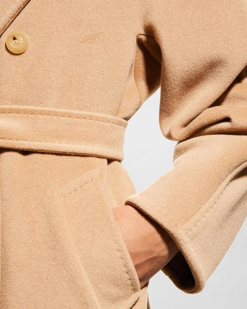 商品Max Mara|Wool-Cashmere Double-Breasted Madame Coat,价格¥32638,第5张图片详细描述