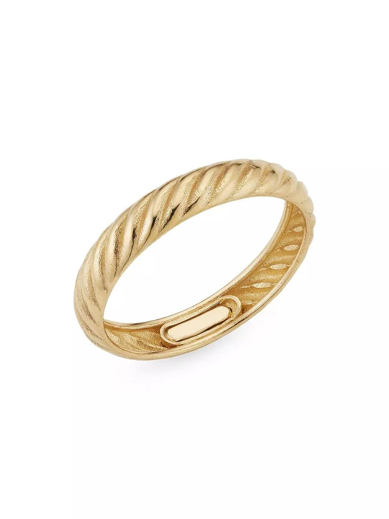 商品Oradina|14K Yellow Gold With A Twist Ring,价格¥2512,第1张图片