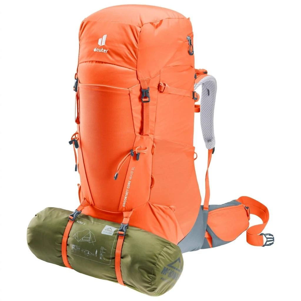 商品Deuter|Aircontact Core 45+10Sl Trekking Backpack In Paparika/graphite,价格¥1360,第4张图片详细描述