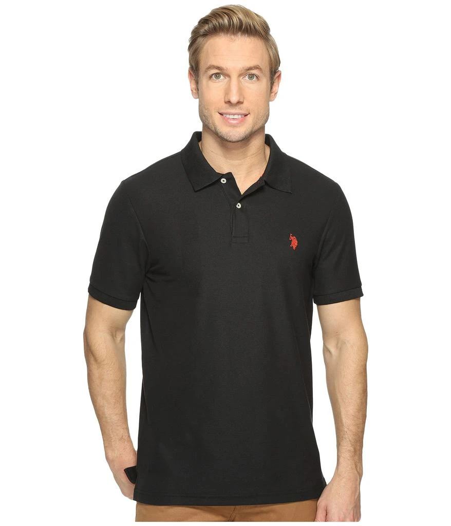 商品U.S. POLO ASSN.|Polo衫  美国马球协会  Ultimate Pique   夏季男士短袖T恤经典纯色,价格¥166-¥203,第1张图片