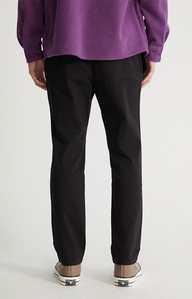 商品PacSun|Black Cotton Twill Trousers,价格¥299,第6张图片详细描述
