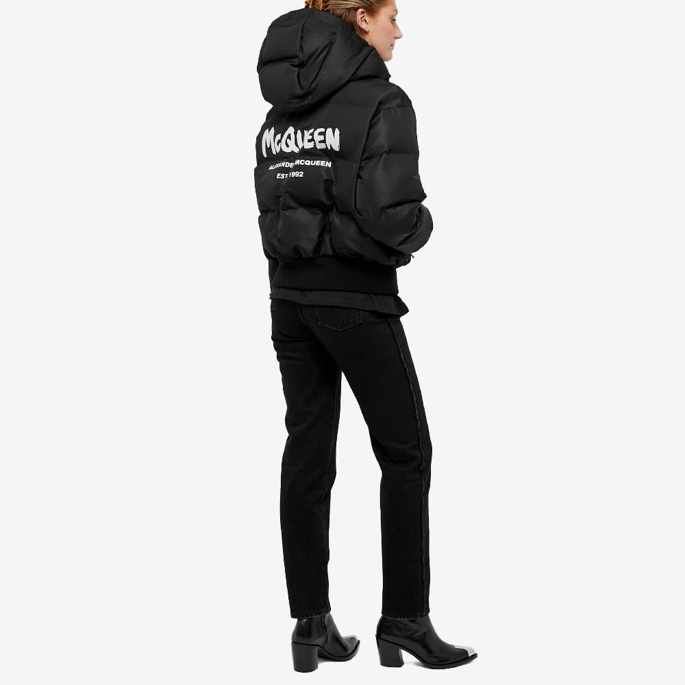 Alexander McQueen Graffiti Puffer Jacket商品第4张图片规格展示