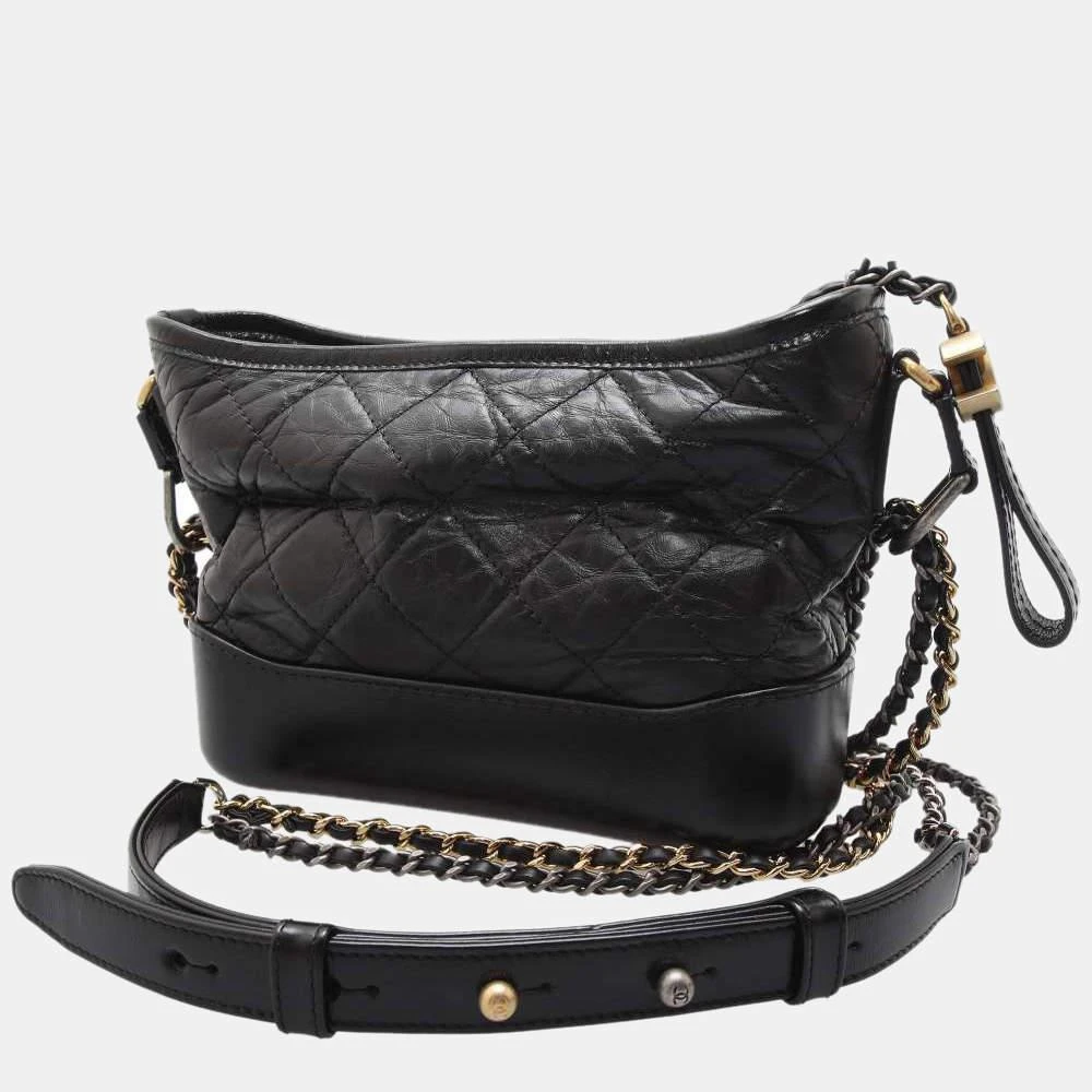 商品[二手商品] Chanel|Chanel Black Leather Small Gabrielle Shoulder Bag,价格¥37107,第2张图片详细描述