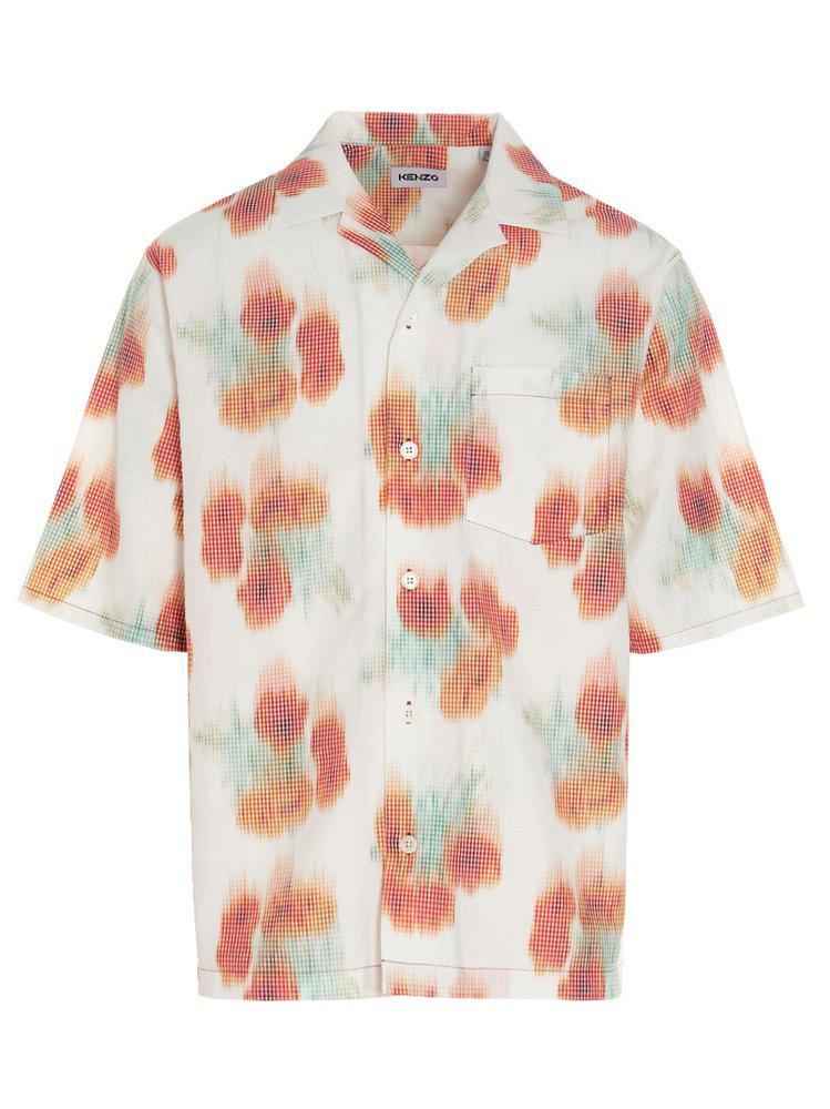 商品Kenzo|Kenzo Coquelicot Poppy Printed Shirt,价格¥1412,第1张图片