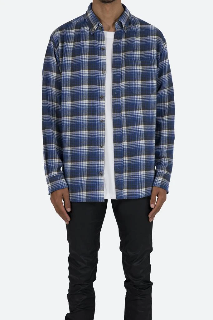 商品MNML|Scorpion Vintage Flannel - Blue/White,价格¥107,第1张图片