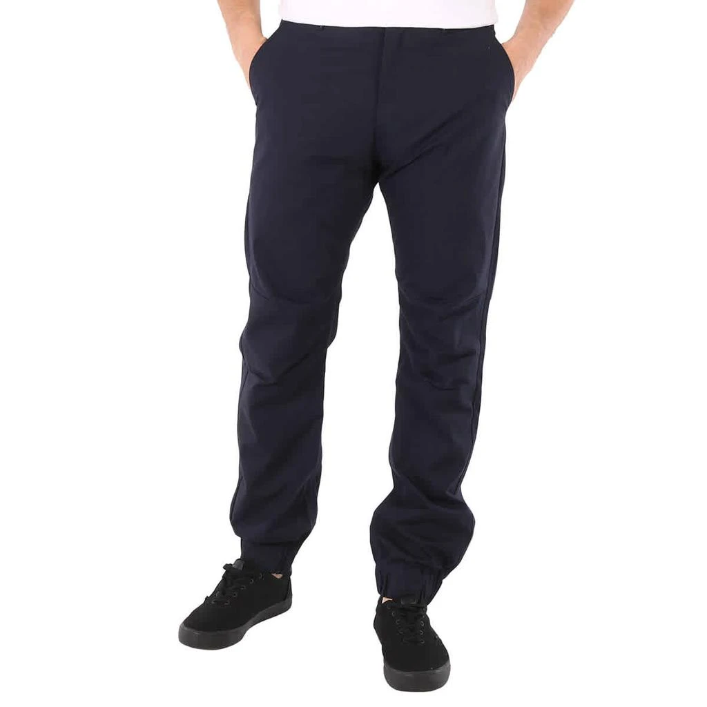 商品Burberry|男款海军蓝 Ripstop 棉质长裤,价格¥1162,第1张图片