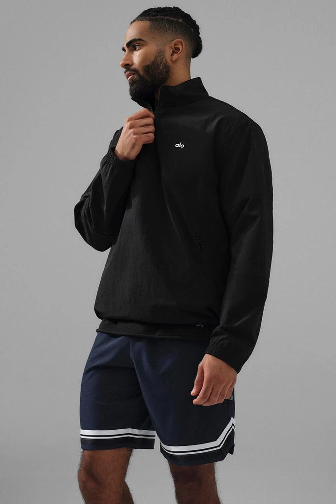 商品Alo|Lightweight Takeaway Track Pullover - Black,价格¥1125,第5张图片详细描述