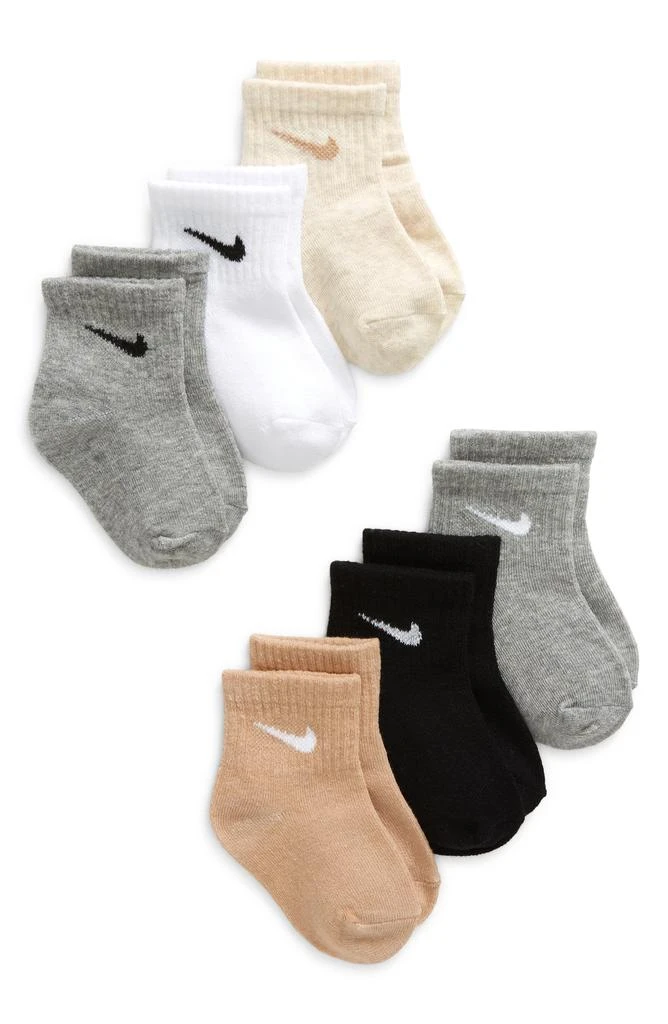 商品NIKE|Logo Assorted 6-Pack Crew Socks,价格¥75,第1张图片