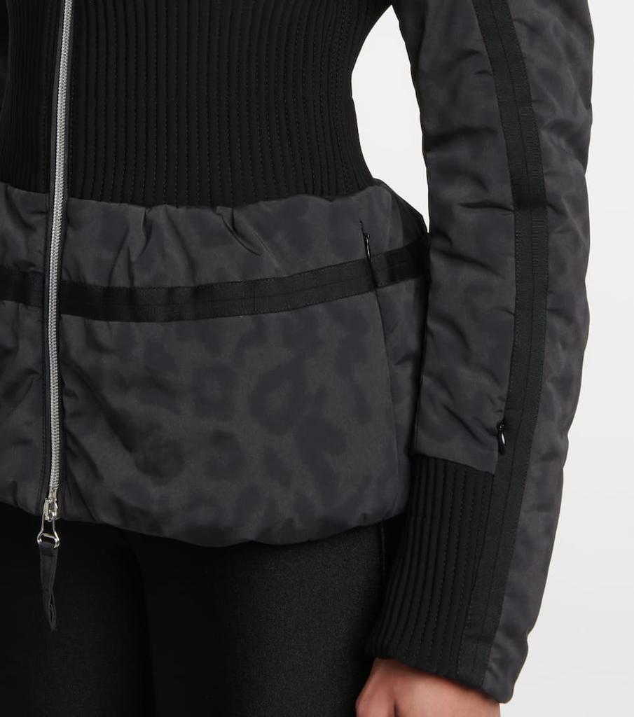 Raffaella豹纹印花滑雪夹克商品第5张图片规格展示