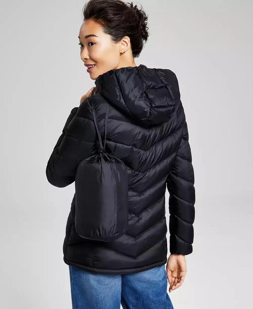 商品Charter Club|Women's Packable Hooded Puffer Coat, Created for Macy's,价格¥317,第2张图片详细描述