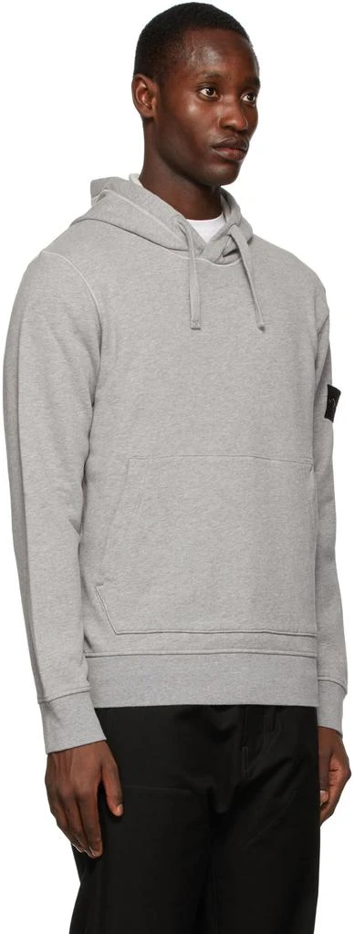 商品Stone Island|Grey Fleece Hoodie,价格¥1522,第2张图片详细描述