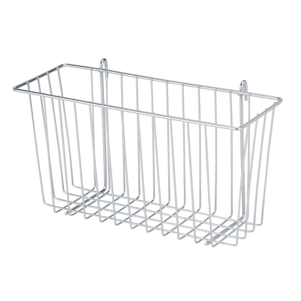 商品Honey Can Do|Chrome Wire Shelving Basket,价格¥163,第1张图片