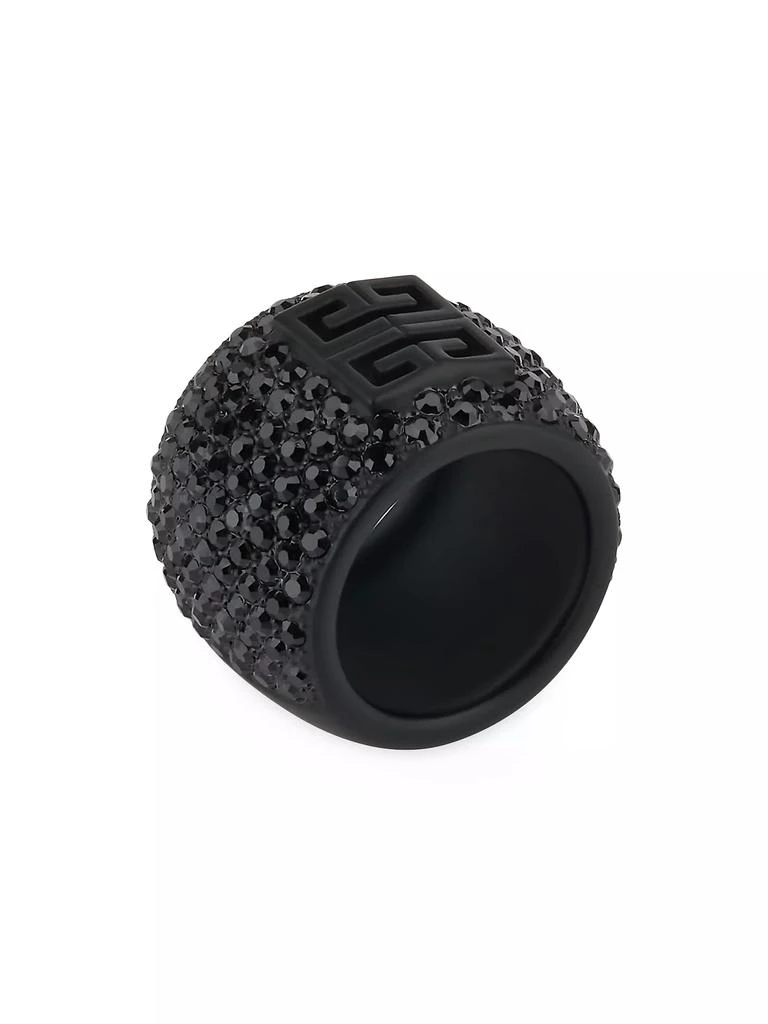 商品Givenchy|4G Ring In Metal With Crystals,价格¥4421,第2张图片详细描述