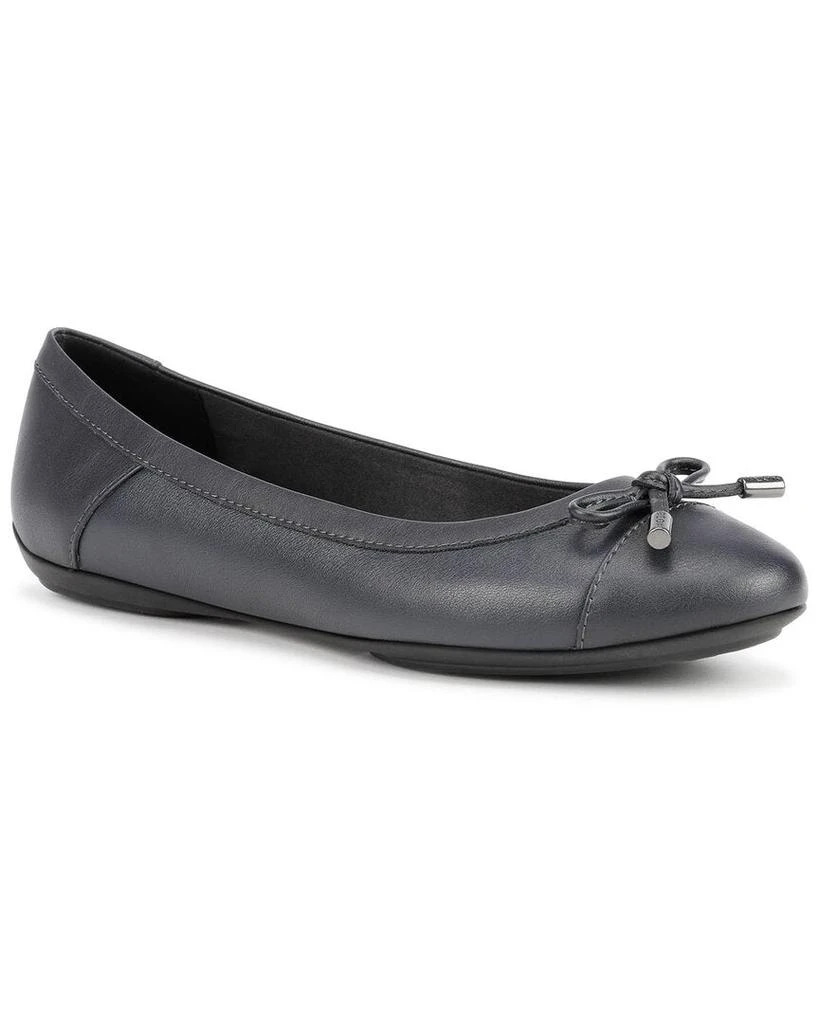 商品Geox|Geox Charlene C Leather-Trim Flat,价格¥565,第1张图片