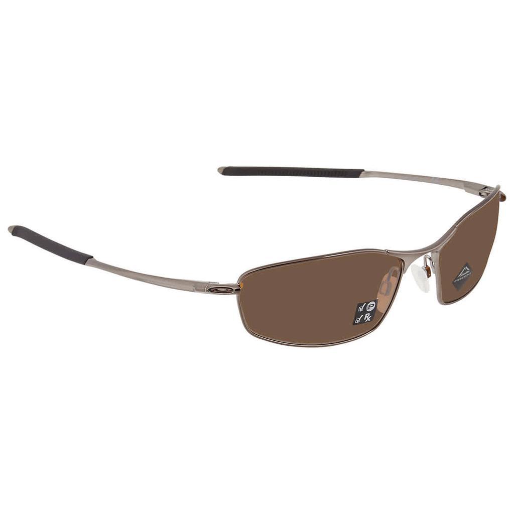 商品Oakley|Whisker Brown Oval Mens Sunglasses OO4141 414105 60,价格¥976,第1张图片