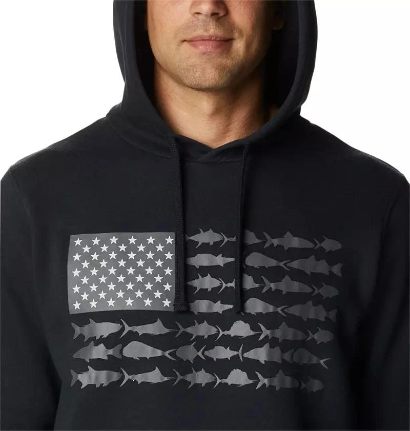 商品Columbia|Columbia Men's PFG Fish Flag II Hoodie,价格¥316,第4张图片详细描述