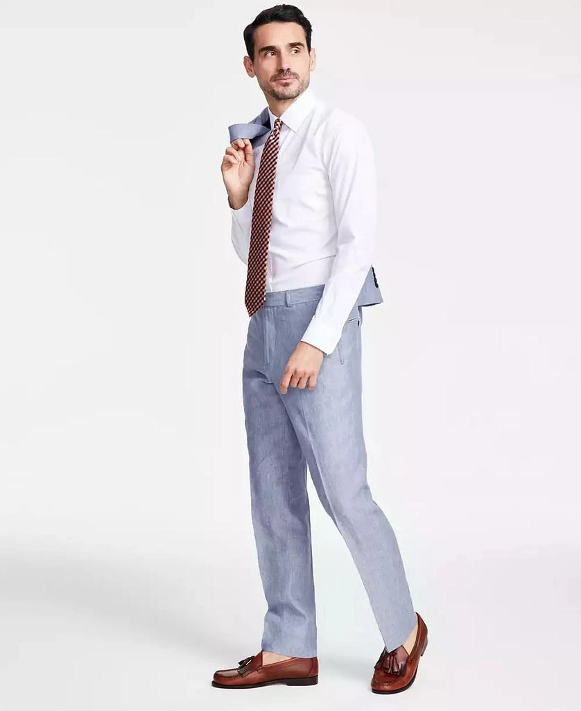 商品Brooks Brothers|Men's Classic-Fit Solid Linen Suit Pants,价格¥843,第1张图片