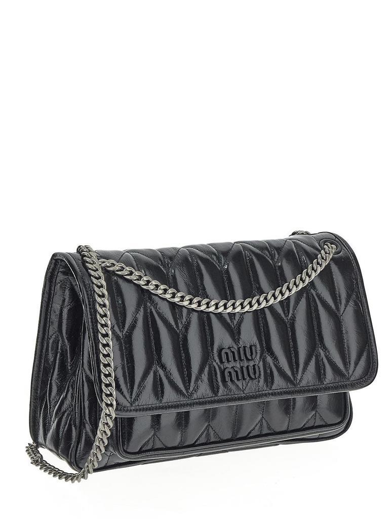 商品Miu Miu|Leather Quilter Shoulder Bag,价格¥13338,第4张图片详细描述