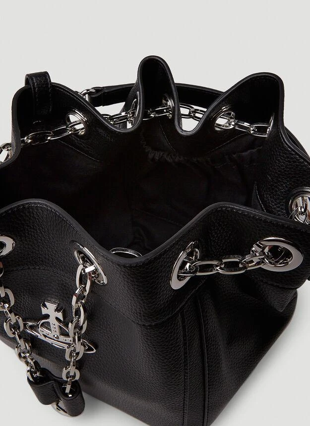 Chrissy Medium Bucket Handbag in Black 商品