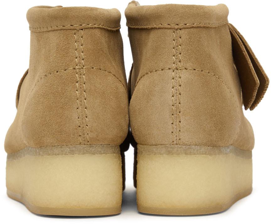 Tan Wallabee Wedge Boots商品第4张图片规格展示