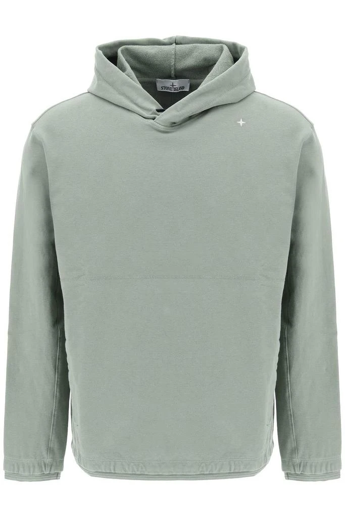 商品Stone Island|Stellina stretch cotton hoodie,价格¥1734,第1张图片