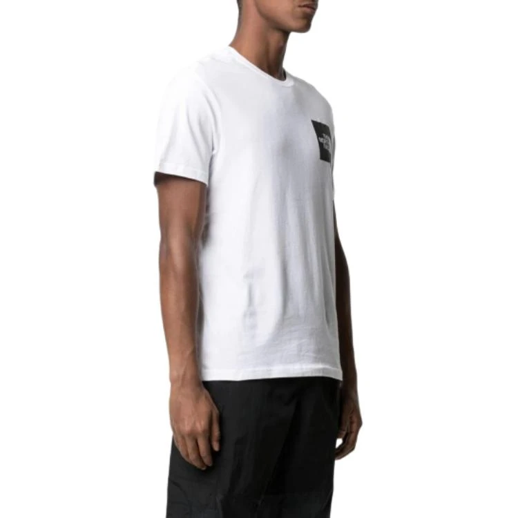 商品[国内直发] The North Face|纯色字母印花圆领短袖T恤 男款 白色,价格¥249,第4张图片详细描述