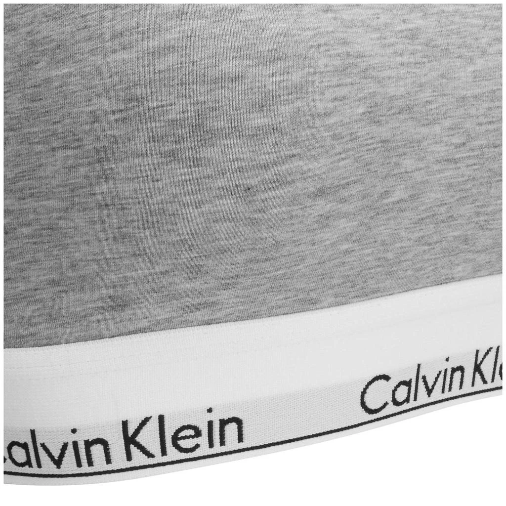 商品Calvin Klein|Calvin Klein Women's Modern Cotton Bralette - Grey Heather,价格¥331,第3张图片详细描述