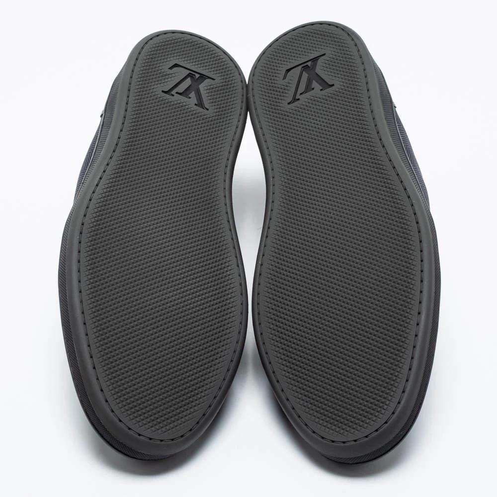 Louis Vuitton Graphite/Black Damier Nylon and Leather Offshore Low-Top Sneakers Size 41.5 商品