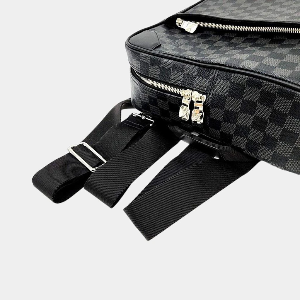 商品[二手商品] Louis Vuitton|Louis Vuitton Black Damier Graphite Canvas & Calfskin Leather Briefcase Backpack,价格¥22216,第4张图片详细描述