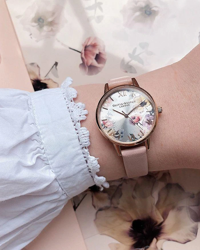 Sunlight Florals Dusty Pink Strap Watch, 30mm 商品