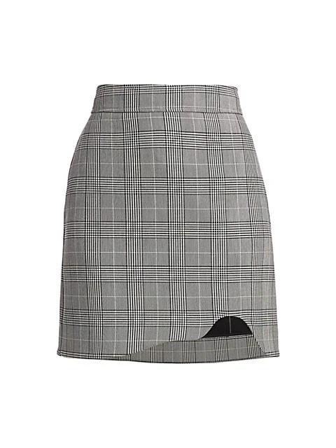 商品Ganni|Plaid Suiting Mini Pencil Skirt,价格¥444,第1张图片