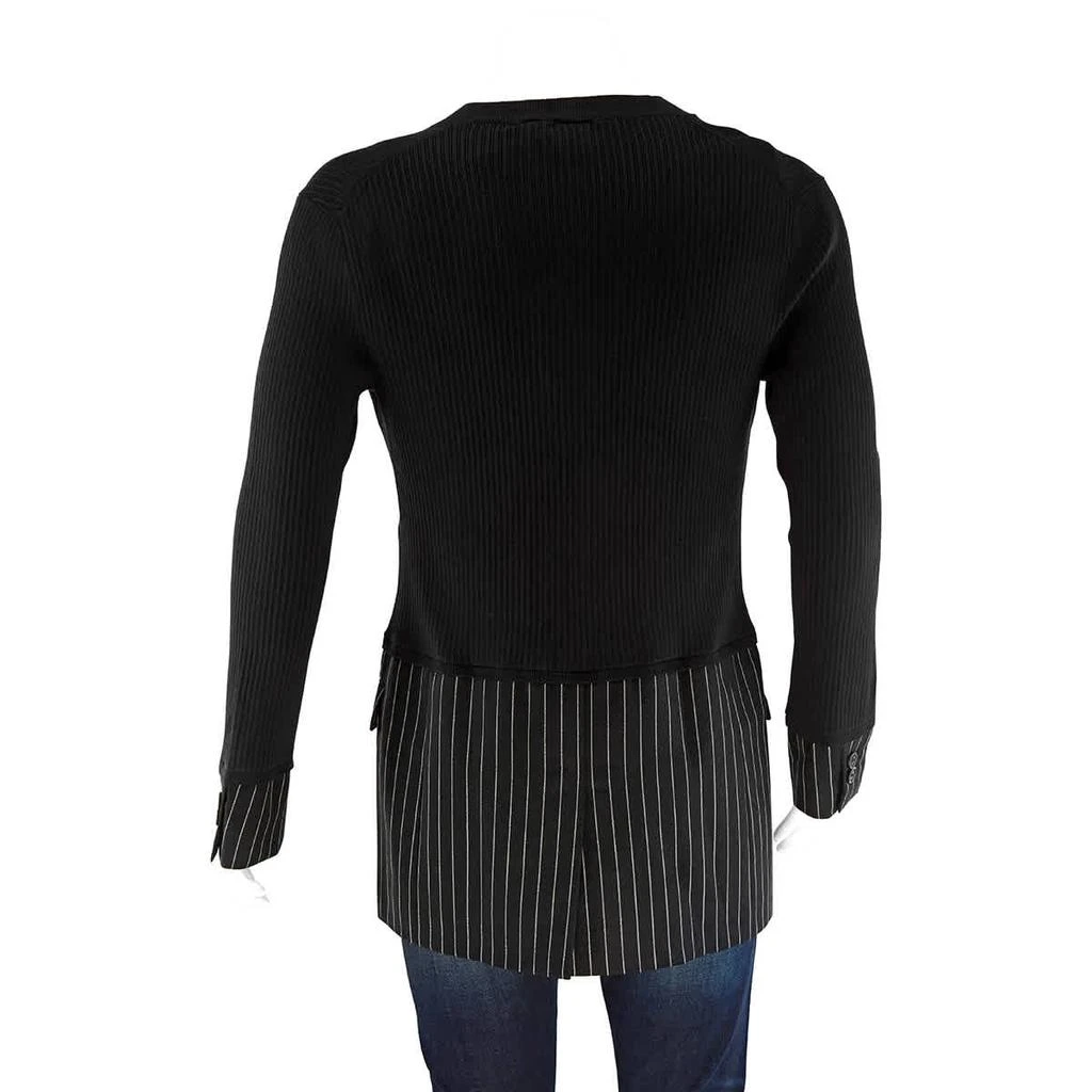 商品Burberry|Men's Tailored Panel Rib Knit Silk Blend Sweater,价格¥2406,第3张图片详细描述