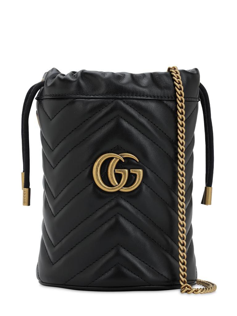 商品Gucci|mini 皮革水桶包,价格¥8237,第5张图片详细描述