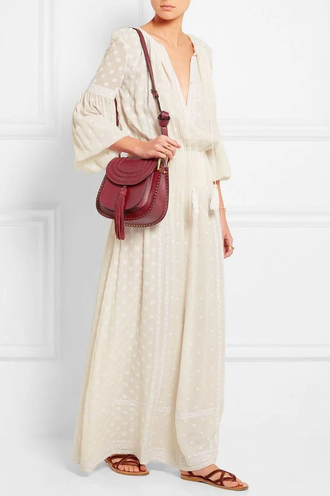 商品Chloé|Hudson small tasseled studded leather 单肩包,价格¥9591,第2张图片详细描述