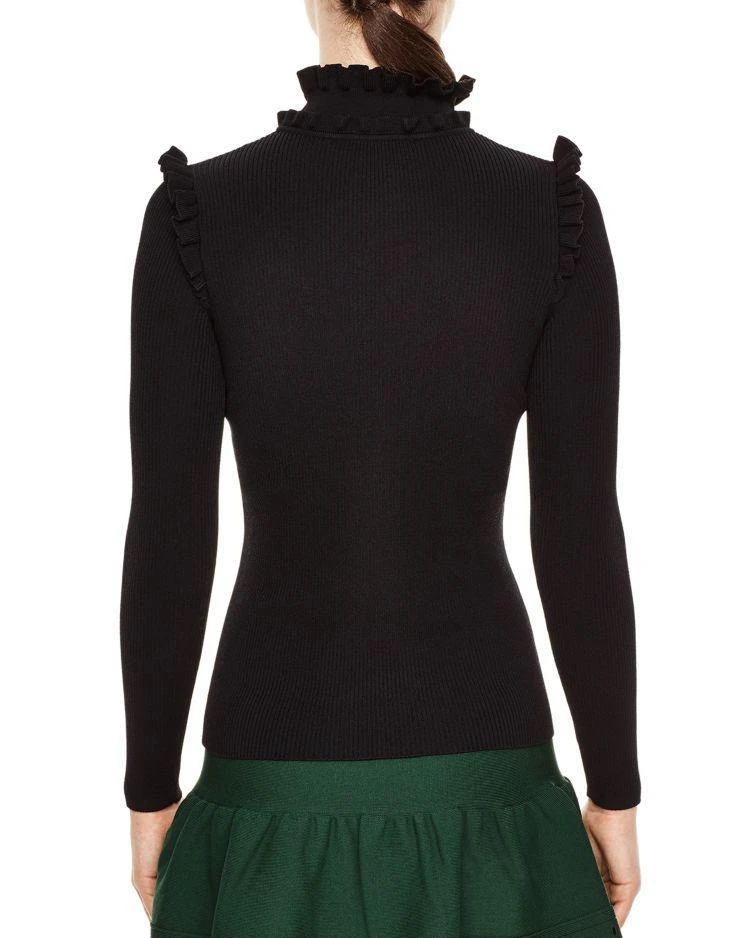 商品Sandro|Spoon Ruffled Sweater,价格¥778,第2张图片详细描述