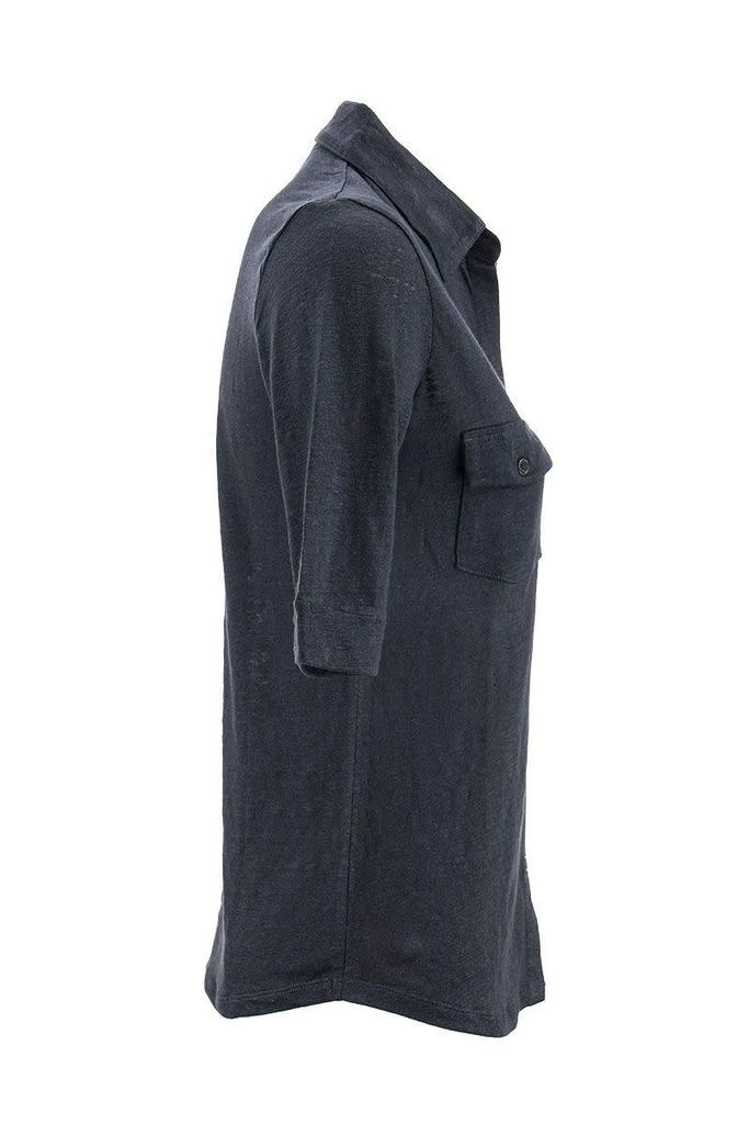 商品MAJESTIC FILATURES|MAJESTIC FILATURES Shirt with elbow sleeves,价格¥850,第3张图片详细描述