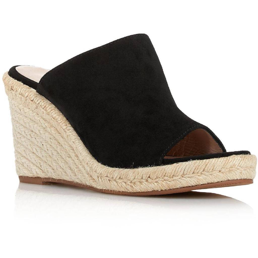 Stuart Weitzman Womens Marabella Suede Mule Wedge Sandals商品第1张图片规格展示