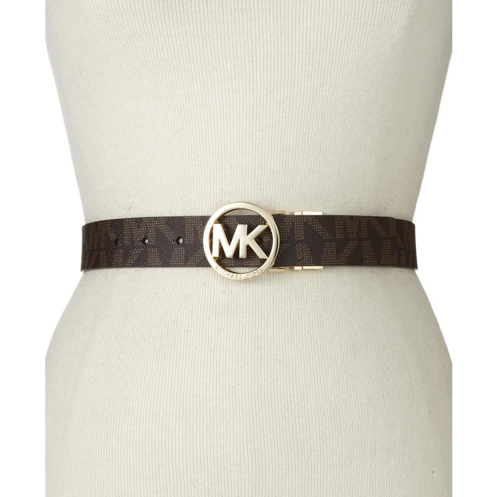 商品Michael Kors|Plus-Size Reversible Signature Logo Buckle Belt,价格¥436,第3张图片详细描述