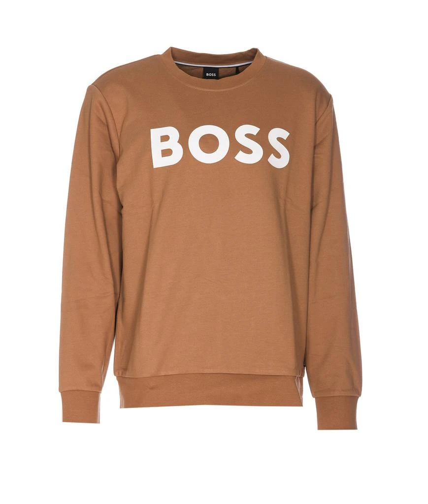 商品Hugo Boss|Hugo Boss Logo Printed Crewneck Sweatshirt,价格¥965,第1张图片