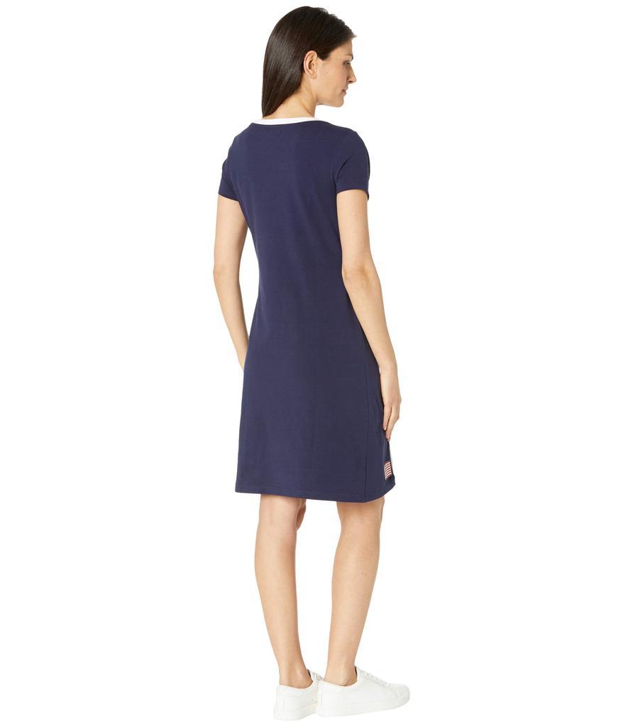 商品U.S. POLO ASSN.|Flag Stripe Ringer Tee Dress,价格¥119,第5张图片详细描述
