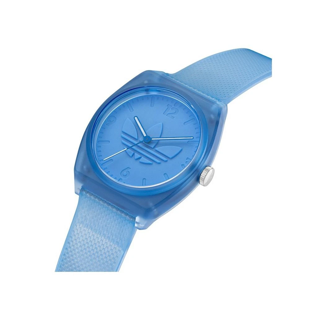 商品Adidas|Unisex Three Hand Project Two Blue Resin Strap Watch 38mm,价格¥516,第4张图片详细描述