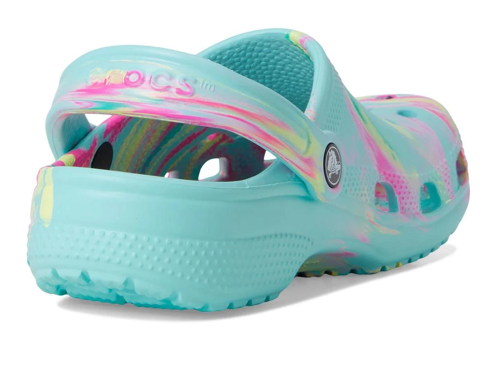 商品Crocs|Classic Marbled Tie-Dye Clog (Little Kid/Big Kid),价格¥268,第5张图片详细描述