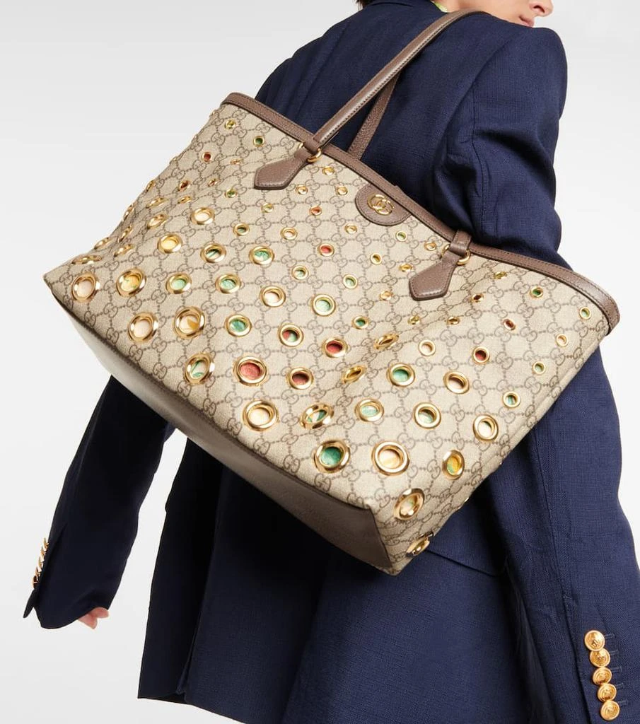 商品Gucci|Ophidia GG M号缀饰托特包,价格¥24623,第2张图片详细描述