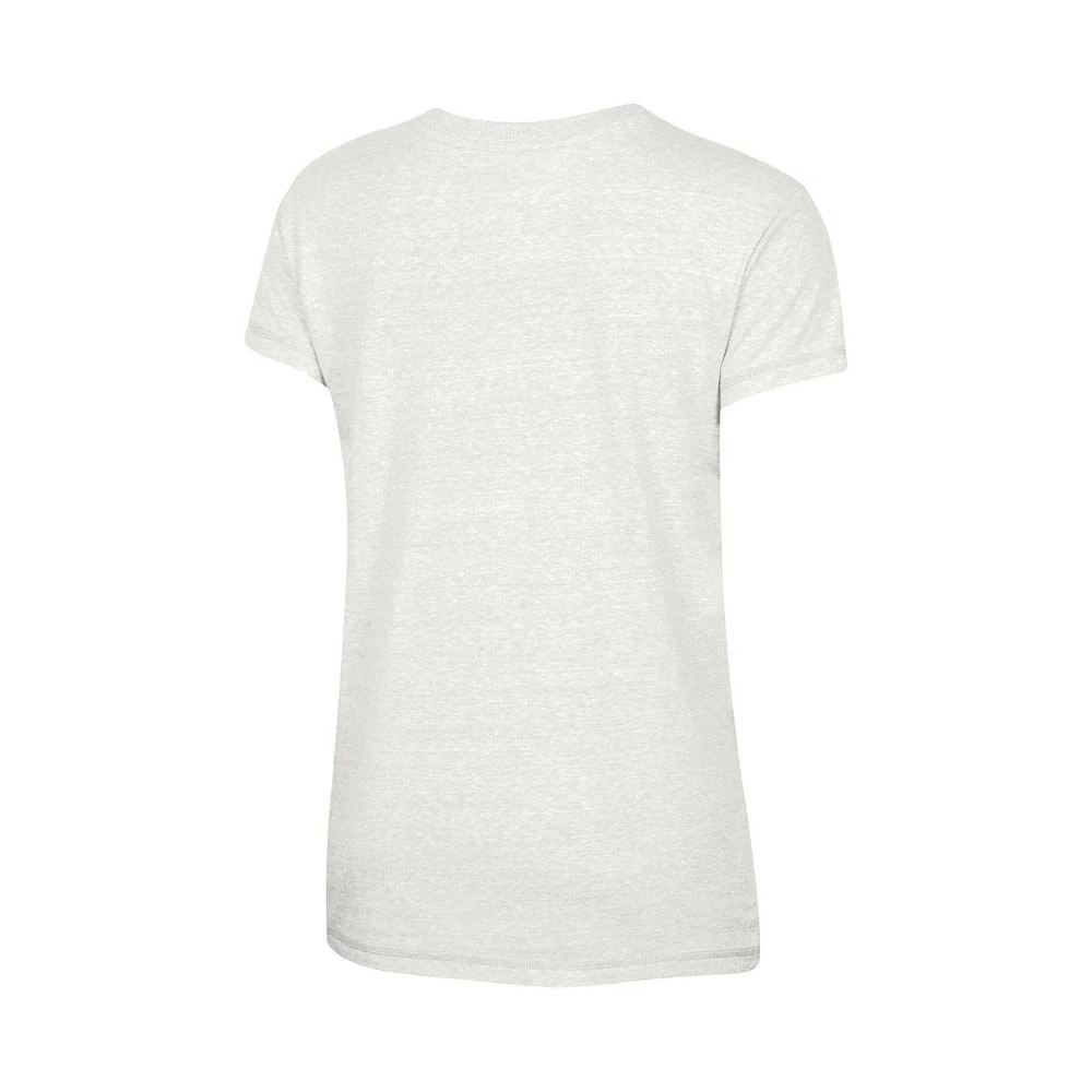 商品CHAMPION|Women's White Wisconsin Badgers Vault Logo V-Neck T-shirt,价格¥222,第2张图片详细描述