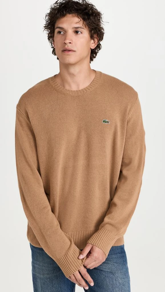 商品Lacoste|Classic Fit Wool Sweater,价格¥799,第1张图片