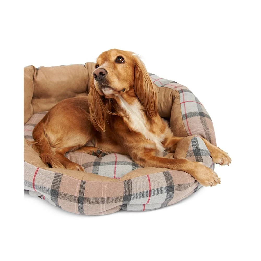 商品Barbour|Luxury Plaid Faux Removable Cushion Pet Bed,价格¥1265,第1张图片