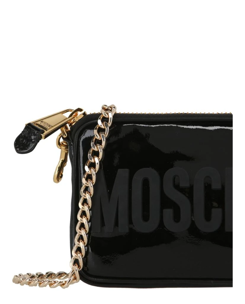 商品Moschino|Patent Leather Logo Shoulder Bag,价格¥2690,第3张图片详细描述