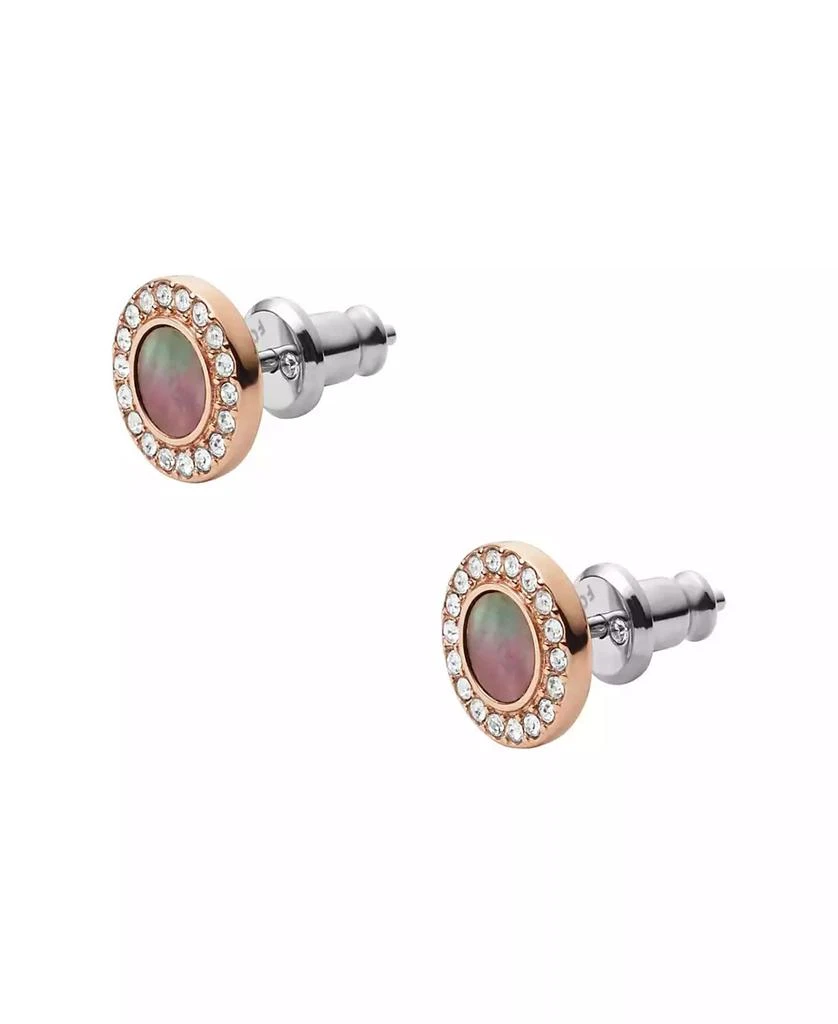 商品Fossil|Val Gray Mother of Pearl Glitz Studs,价格¥339,第2张图片详细描述